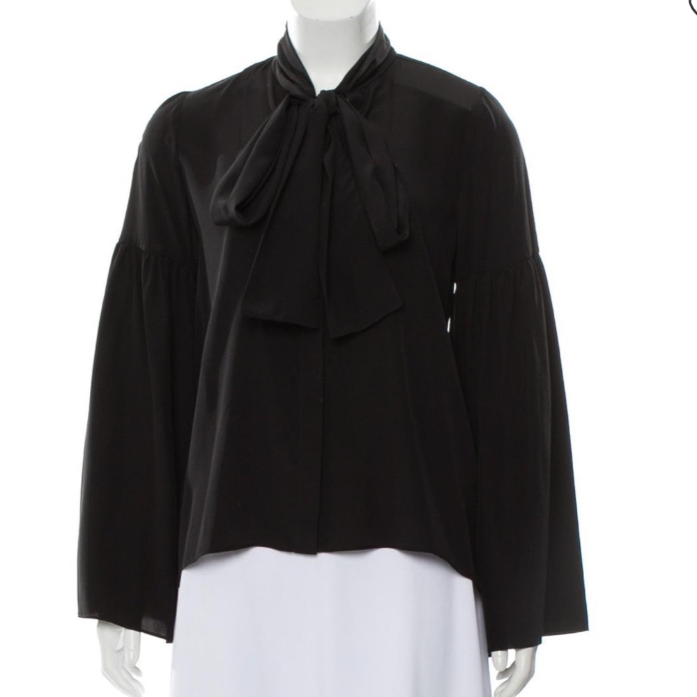 Alexis Silk Tie Top